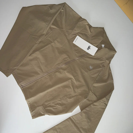 Alo Beige Windbreaker Jacket