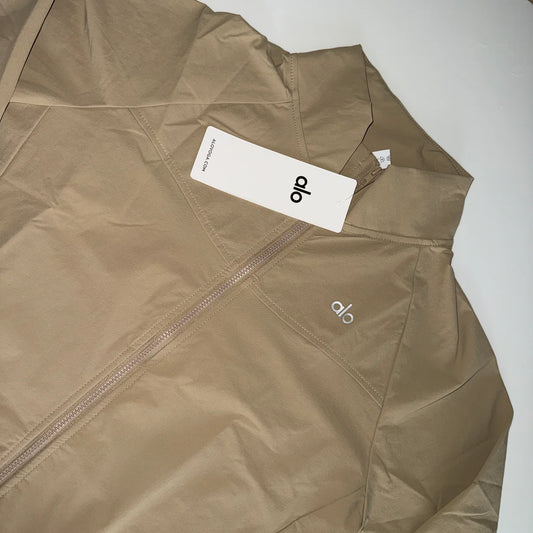Alo Beige Windbreaker Jacket