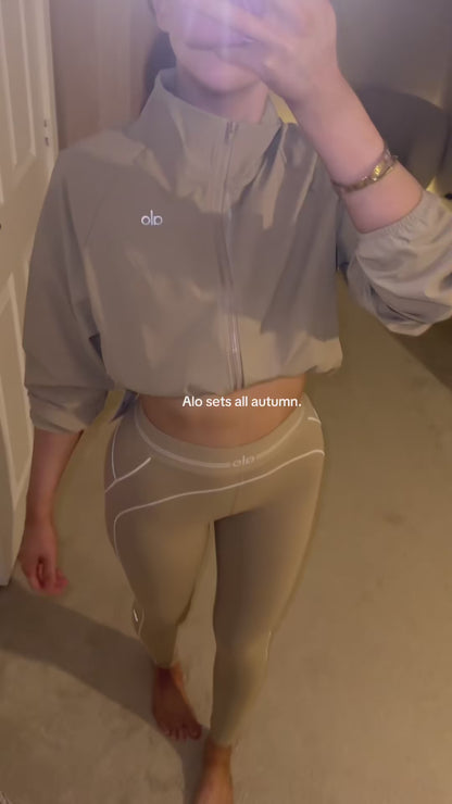 Alo Beige Windbreaker Jacket